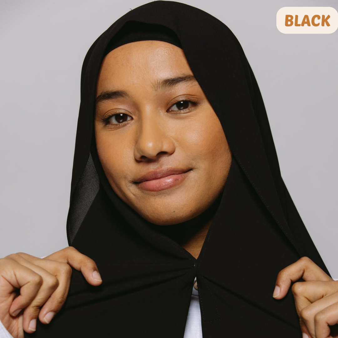 Instant Chiffon Hijab with Built-in Magnets