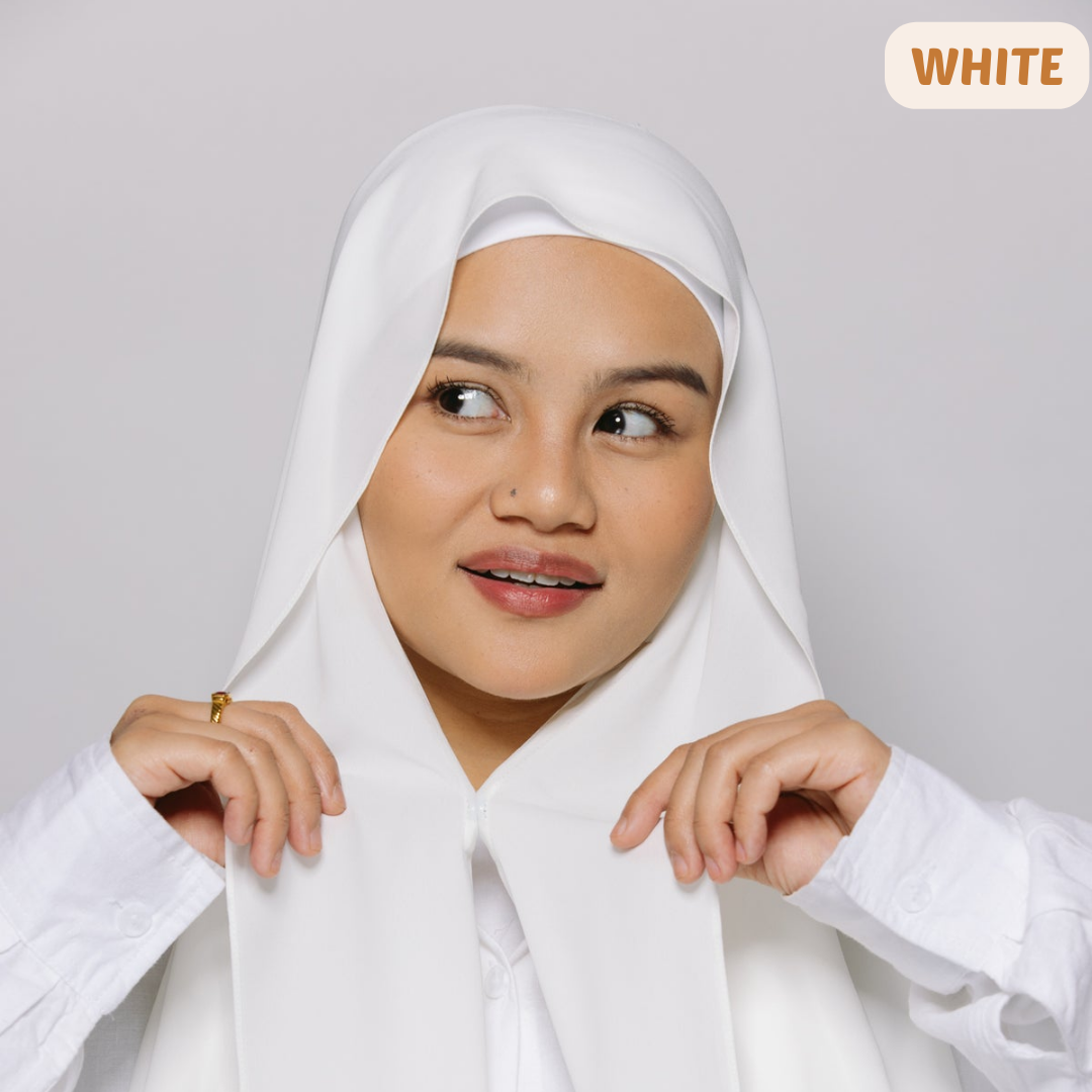 Instant Chiffon Hijab with Built-in Magnets