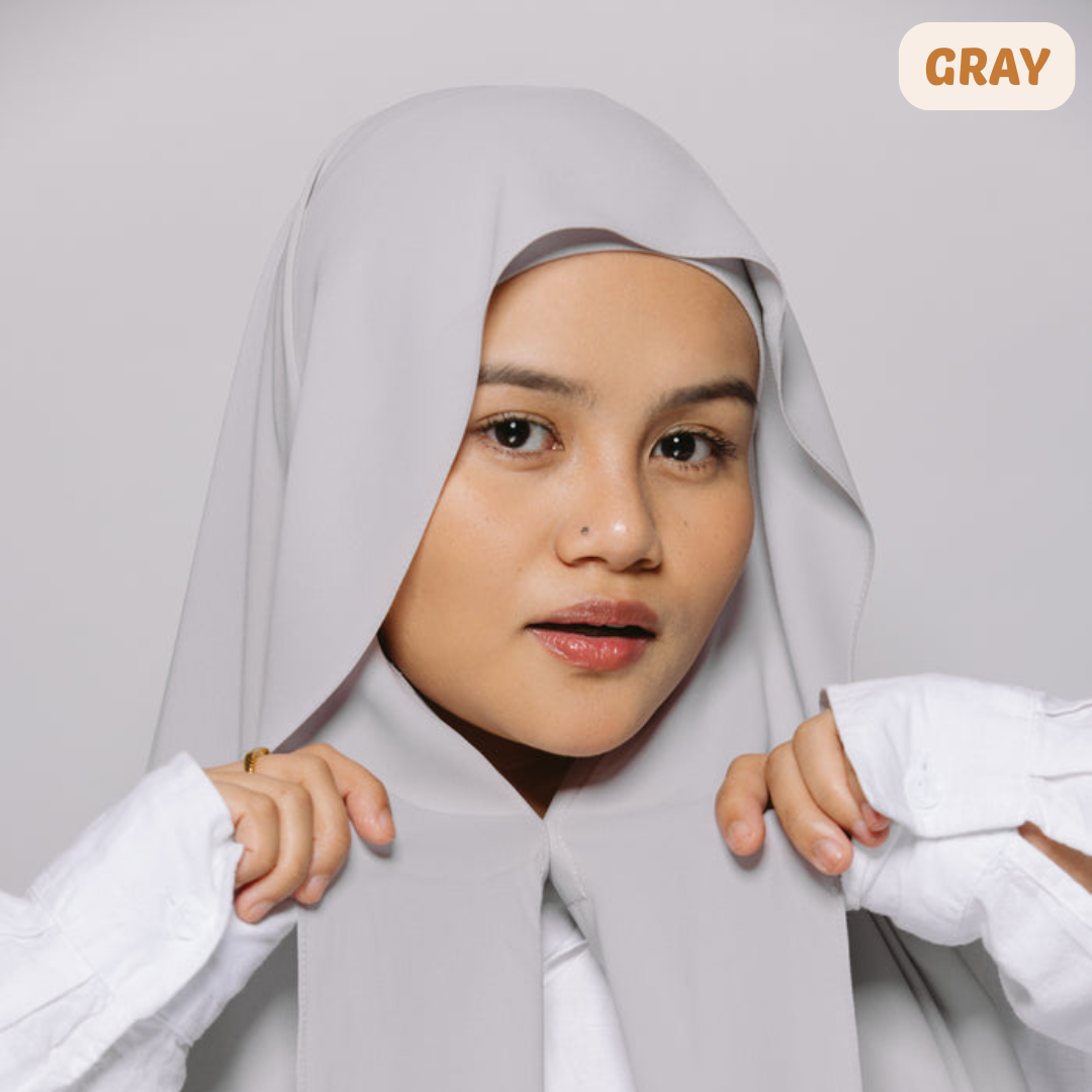 Instant Chiffon Hijab with Built-in Magnets